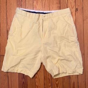 Yellow brooks brothers shorts